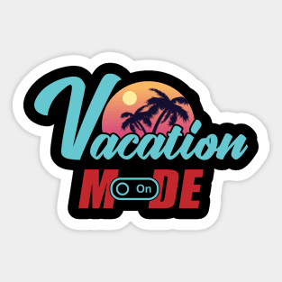 Vacation mode on Sticker